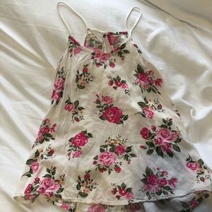 Floral tank top